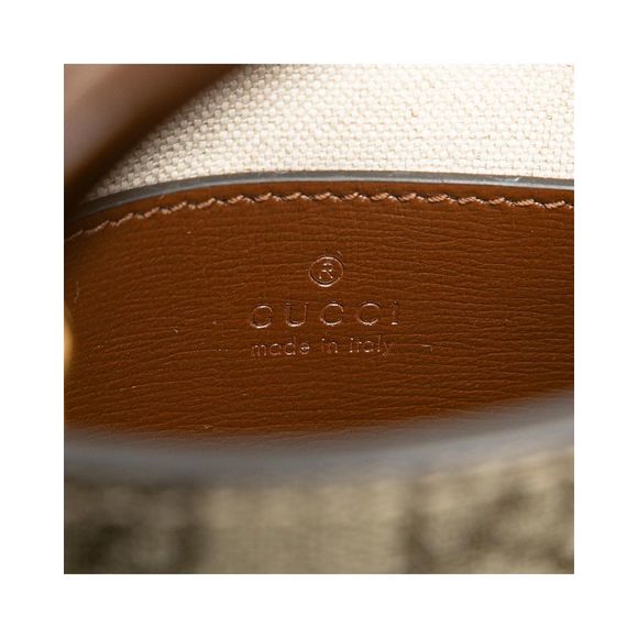 Pre Loved Gucci Mini Tote Bag Model 681210 Women Brown Messenger Bags - Picture 5 of 8